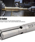 Top Tier High Accuracy 65 Mn Collet Chuck Holder Pull Back Type For CNC Tapping And Engraving With 3mm Grip And Strong Clamping Force For Serious Milling Projects in use with CNC lathe.