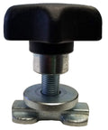 Close-up of L Track Double Lug Threaded Stud Fitting With Knob Set Of 4 For Heavy Duty Vehicle Mounting And Gear Securing Hardware