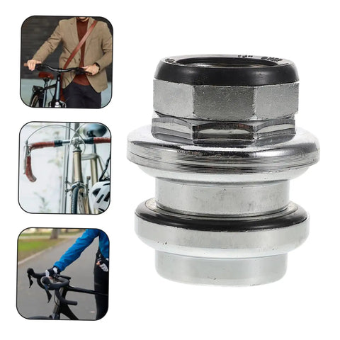 Premium Stainless Steel Bicycle Headset With Precision Ground Front Fork Cups And Drop Dead Easy Swap For Bombproof Build Quality And Slick Handling On Weekend Blast Runs