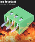 2.54mm Pitch Screw Terminal Block Kit Plug-And-Play 2P/3P/4P PCB Mount, Arduino Friendly, Flame-Retardant PA66 Housing