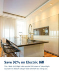 Straight Forward Top Notch GU10 Led Bulbs 4 Watt 350 Lumen 2700K Soft White Non Dimmable Track And Recessed Lighting Bulbs in modern kitchen.