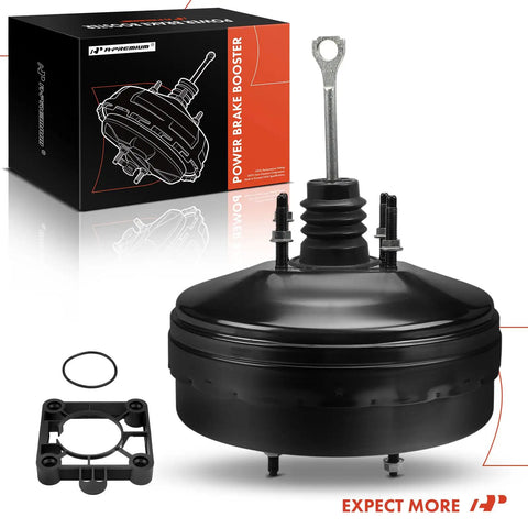 Direct Replacement Vacuum Brake Booster For Chevy Silverado 1500 Suburban Tahoe Avalanche Fits Cadillac Escalade 2010 2012 with steel housing.