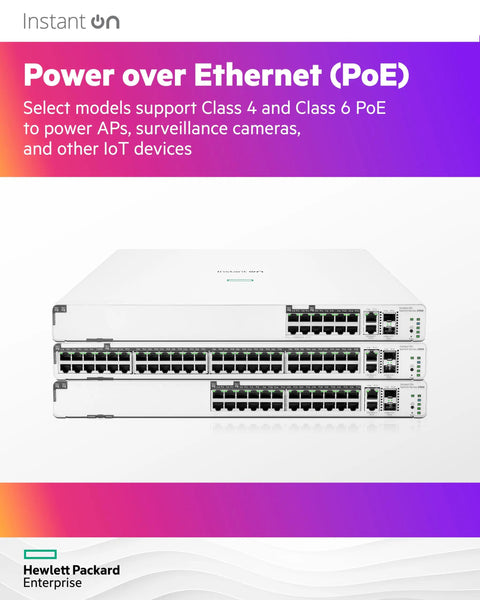 Stack of 24-Port Gigabit PoE Smart Managed Stackable Ethernet Switches With 2x 10GBase-T And 2x SFP Plus Uplink for SMBs