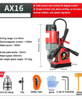 Heavy Duty Mag Drill Press Powerful Electric Magnetic Drill Machine With 11000N Suction for precise steel plate drilling.