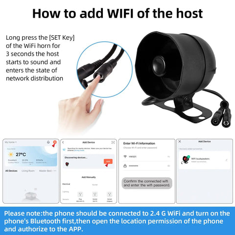Heavy Duty Wifi Siren Host For Smart Home Security Rock Solid Knockout Protection Expanding Up To Fifty Sensors Without Hassle Top Shelf Instant Alerts In Black
