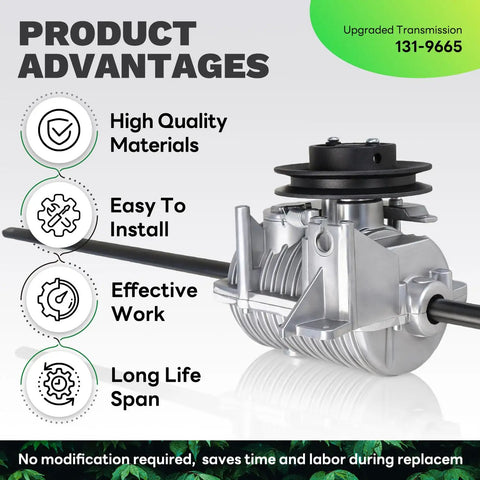 Upgraded Transmission Fits Toro Timemaster 30 Inch Mowers For Models 20199 To 21200 Provides Gnarly Self Propelled Power Drive Replacement Part Number 131-9665 127-0656 with installation benefits.