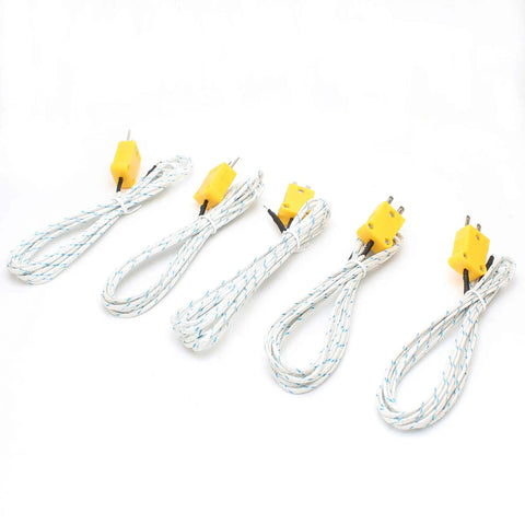 K Type Thermocouple Temperature Probe With 2M Sensor Lead For Industrial And Lab Use Minus 40 To 480C Operating Range 0 To 400C High Accuracy