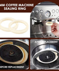 2 Pack 54mm Silicone Steam Ring For Espresso Machines, Grouphead Gasket Replacement, Compatible With Sage, Breville