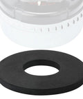 Motor gasket 5.7-inch black foam seal, 2-pack for vacuum, blower and carpet extractor motors.