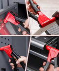Arrow Headless Pop Rivet Gun One Handed Automatic Size Adjustment For 1 8 5 32 3 16 Inch Rivets No Change Heads Needed Heavy Duty Manual kit in use for metal and plastic assembly.
