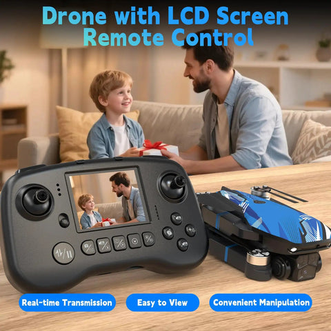 Foldable RC Mini Quadcopter With FPV HD Camera And 90 Degree Adjustable Lens Live Video Brushless Motors 270 Degree Obstacle Avoidance
