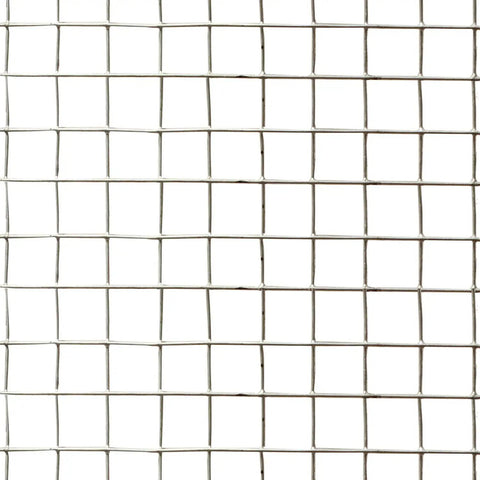 Close-up of Heavy Duty 19 Gauge Metal Hardware Cloth 1/2 Inch Mesh, showing galvanized chicken wire pattern for enclosures.