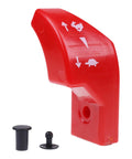 Red Beefed Up Throttle Control Knob and Hardware Kit for John Deere 415 425 445 455 Tractors AM128388 M113847 M139471 M139472 Replacement