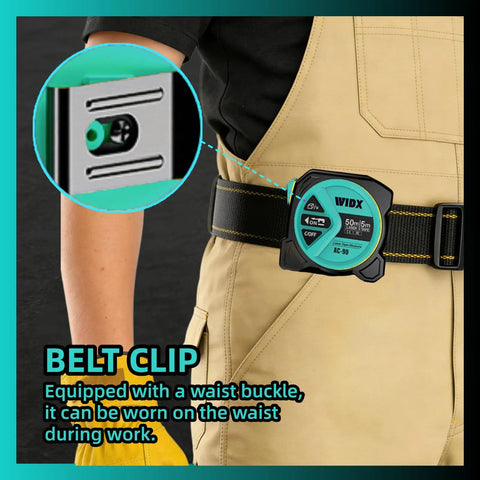 Pro Grade Laser Tape Measure Pairing A One Sixty Four Foot Digital Rangefinder With A Sturdy Self Locking Ruler For Snappy Yard Work And Knockout Project Gigs