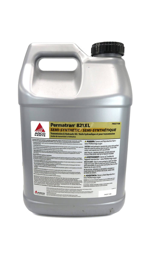 Permatran 821XL Premium Universal Transmission And Hydraulic Oil For Heavy Equipment, 2.5 Gallon Jug, High Temp And Pressure Protection, Superior Wear Control, Smooth Clutch And Wet Brake Performance