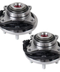 Front Wheel Hub And Bearing Assembly For 2015-2017 Ford F-150 4WD With ABS, 6-Lug, Front Driver Or Passenger Side, Set Of 2