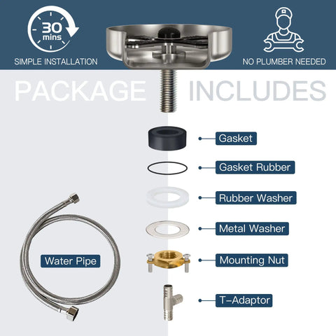Glass Rinser Cup Washer For Sink And Kitchen Sink Accessories With 13 Water Outlet Heads For 360 Degree Spray Rubber Cup Press Guard Easy Quick Clean Ideal For Baby Bottles Shaker Cups Brush Nickel Finish