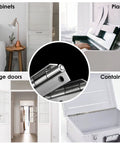 Piano Hinge 24 Inch Heavy Duty 0.06 Inch Thick 304 Stainless Steel Continuous Hinge With Polished Finish, used on cabinets and large doors.