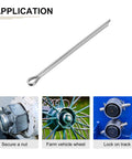 Application of Two Pack 4mm By 70mm Cotter Clip Pins Hairpin Fasteners Stainless Steel 304 Silver For Machinery