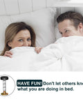 Lock Down Your Frame With Adjustable Wedge Stabilizers To Tame Rolling Mattresses And Quell Pesky Squeaks, couple in bed under white sheets.