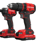 V20 Max Cordless Drill And Impact Driver Combo Kit With Two Batteries And Charger, Brushless Motors For Longer Run Time