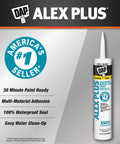 Paintable Siliconized Acrylic Caulk for Multi Surface Sealing and Waterproofing tube front view