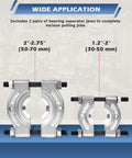 DAYUAN bearing separator puller set: two silver steel splitters with bolts for 50–70 mm and 30–50 mm bearings.