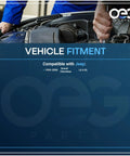 Mechanic installing Beefy Heavy Duty Alternator For Jeep Grand Cherokee 1999 2000 4.0L V6 132A 12V in engine bay