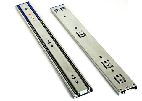 Heavy Duty Soft Close Ball Bearing Drawer Slides, 10 Pairs Of 12 Inch Side Mount Full Extension, 100 Lb Load Capacity, Rock Solid Zinc Plated Steel Hardware With Screws For Hassle Free Install And Smooth Glide