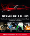 Kickass 6AN Braided Fuel Line Kit for LS Swap and EFI Conversion compatibility with various fluids.