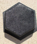 Six Hexagon Concrete Molds For DIY Driveway Or Patio Pavers, 9 By 9 By 2.5 Inches Thick, Made From Rubberized ABS Plastic