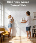 Heavy Duty Acoustic Sound Absorbing Honeycomb Wall Panels That Straight Up Kill Background Noise And Ditch Room Echoes While Insulating Drywall For A Chill Home Setup applied to textured wall in bright room.