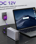 Dual Bay Usb C Raid Enclosure Fits 2.5 Or 3.5 Sata Drives With Cooling Fan Expands Storage To 48Tb with laptop connection.