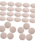 Headliner Tacks for Car Roof Liner Repair Kit, 150 Pcs Set, round beige fabric pins laid out in rows for DIY repairs