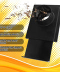 Badass Heavy Duty 2.5 Inch Dust Collection Blast Gate With Killer Airflow Control Design Secure Hose Connector For Shop Vacuum Systems And Woodworking Jobs That Hit Different On Point, showing high quality plastic and sawdust impact.