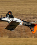 Micro Scrappy 800mm RC Airplane BNF Basic With Flaps And LED Navigation Lights flying inverted.