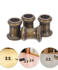 Legit 4 Pack Heavy Duty Gold Metal Lamp Pipe Coupler Adapter Connects Fixture Threads Perfectly For Your Next Sick DIY Lighting Projects With Heat Resistant Zinc Alloy Build Holds Tough So You Can Skip The Tools Get It Done Right No Sweat, 4 zinc alloy couplers