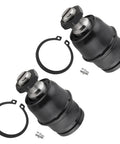 K8607 K80026 DS300008 ES3420S DS80749 Beefed Up Front Upper And Lower Ball Joints Outer Tie Rod Ends Drag Link Adjusting Sleeve For Ford F 250 F 350 Super Duty 2005 2016 4WD Pack Of 7 black suspension kit parts with dust boots and rings