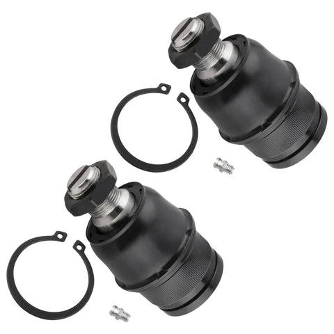 K8607 K80026 DS300008 ES3420S DS80749 Beefed Up Front Upper And Lower Ball Joints Outer Tie Rod Ends Drag Link Adjusting Sleeve For Ford F 250 F 350 Super Duty 2005 2016 4WD Pack Of 7 black suspension kit parts with dust boots and rings