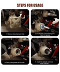 Steps for using 30mm Wheel Bearing Greaser Tool for Can Am Maverick Commander Outlander UTV ATV Bearings 6063 Aluminum Alloy