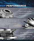 Front Wheel Hub Bearing Assembly Replacement For Ram 1500 2012 Through 2018 And Ram 1500 Classic 2019 Through 2022 With ABS Five Lug Wheels Front Position Hub Set 2 Pack Wheel Bearing And Hub Replacement with features and ABS sensor
