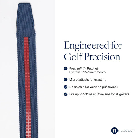 Close-up of Braided Golf Ratchet Belt For Men With Adjustable Stretch Fit Up To 50 Inch Waist Cool Grey 35mm Strap