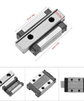 Miniature Linear Rail Guide 9mm Wide Slide Block For Pro-Grade Precision Motion In Automatic Equipment, bearing steel detail view