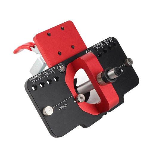 Hidden Hinge Drilling Jig 35mm Guide With Indexing Plate For Precise Hole Alignment Easy Drill Bit Setup Includes 35mm Carbon Steel Drill Bit Fits Most Drills High Efficiency And Accuracy