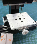 EssSthmy 36W All-Metal Mini Drill Press Lathe With 20000 RPM High Precision For Wood, Soft Metal, And Plastic focus on the chuck setup.