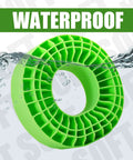 Green Silicone Rubber Insert For 118-122mm 4.75 Inch Outer Diameter RC Crawler Tires, Waterproof, Submerged in Water
