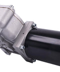 60 To 1 Gear Ratio Dump Truck Roll Tarp Motor 12V 600W Sealed Worm Gear With Chrome Cover Three Fourth Inch Output Shaft 76 RPM