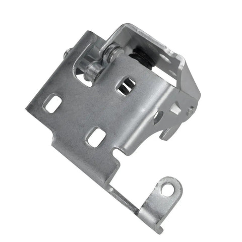 Front Lower Driver Door Hinge Heavy Duty Steel Bolt Straight Up Replacement For Chevy Silverado Tahoe Suburban Avalanche GMC Sierra, showing a single piece hinge.