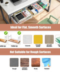 3 Pack Clear Under Desk Slide Out Organizers With Dual Adhesive Or Screw Mount Installation Sliding Into Tight Gaps To Declutter Fast And Make Your Home Office Desk Setup A Legit Game Changer - compatibility guide for surfaces.