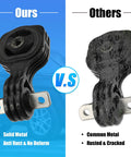 Image comparing Honda Civic Lower Rod Torque Engine Mount Replacement For 2006 To 2011 Gas And CNG with a standard mount